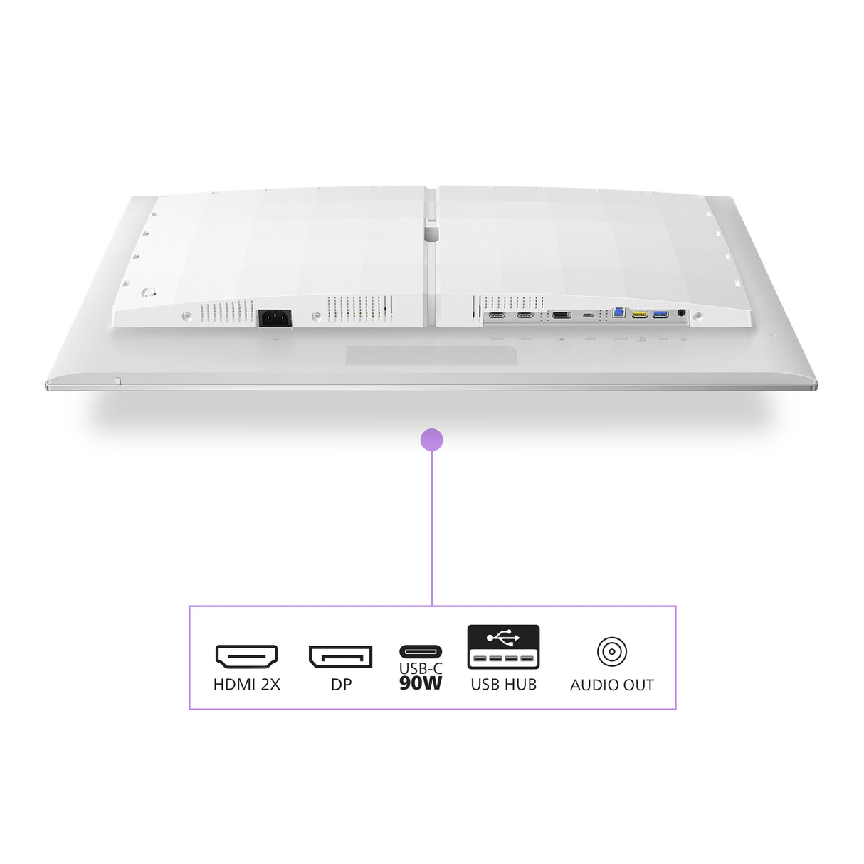 Philips Evnia 8000 32M2N8900/00 computer monitor 80 cm (31.5") 3840 x 2160 pixels 4K Ultra HD QD-OLED White