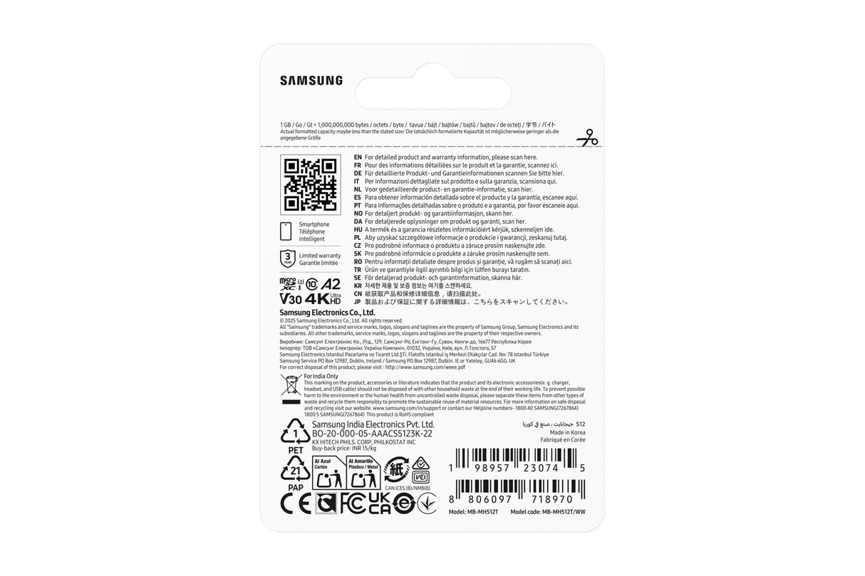 Samsung T9 microSD card