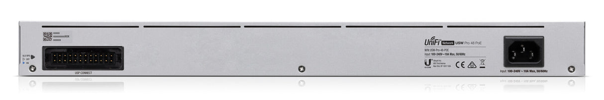Ubiquiti UniFi Pro 48-Port PoE Managed L2/L3 Gigabit Ethernet (10/100/1000) Power over Ethernet (PoE) 1U Silver