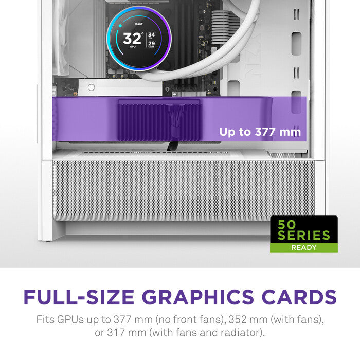 NZXT H9 H3 Flow Midi Tower White