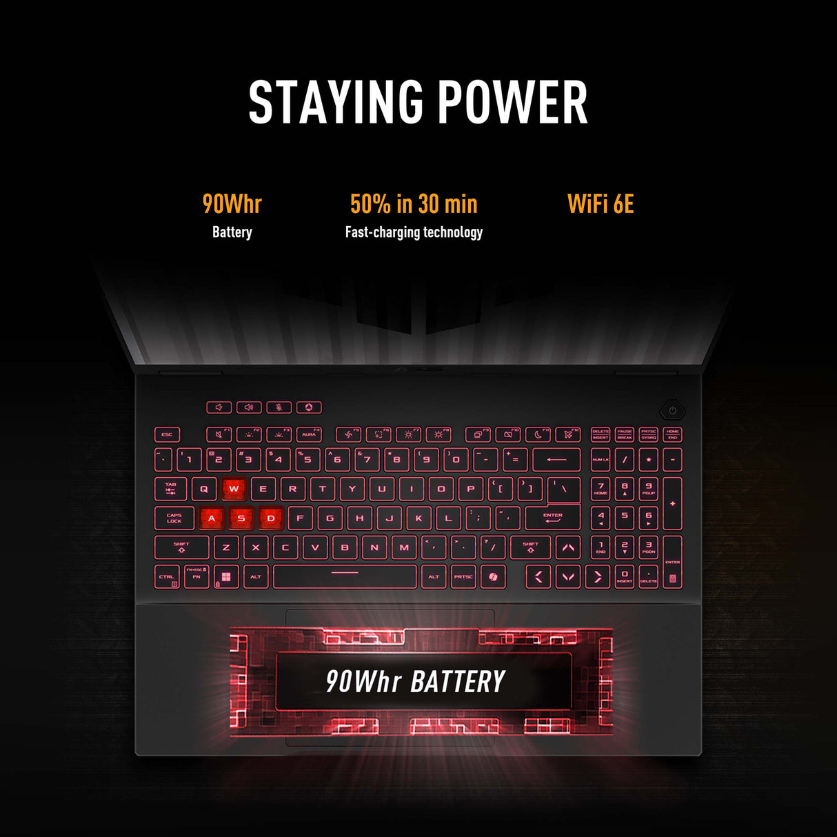 ASUS TUF Gaming A16 FA608PM-RV009W AMD Ryzen™ 9 8940HX Laptop 40.6 cm (16") WUXGA 16 GB DDR5-SDRAM 1 TB SSD NVIDIA GeForce RTX 5060 Wi-Fi 6E (802.11ax) Windows 11 Home Grey