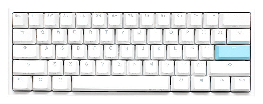 Ducky One 2 Pro Mini White RGB Cherry MX Blue Switch