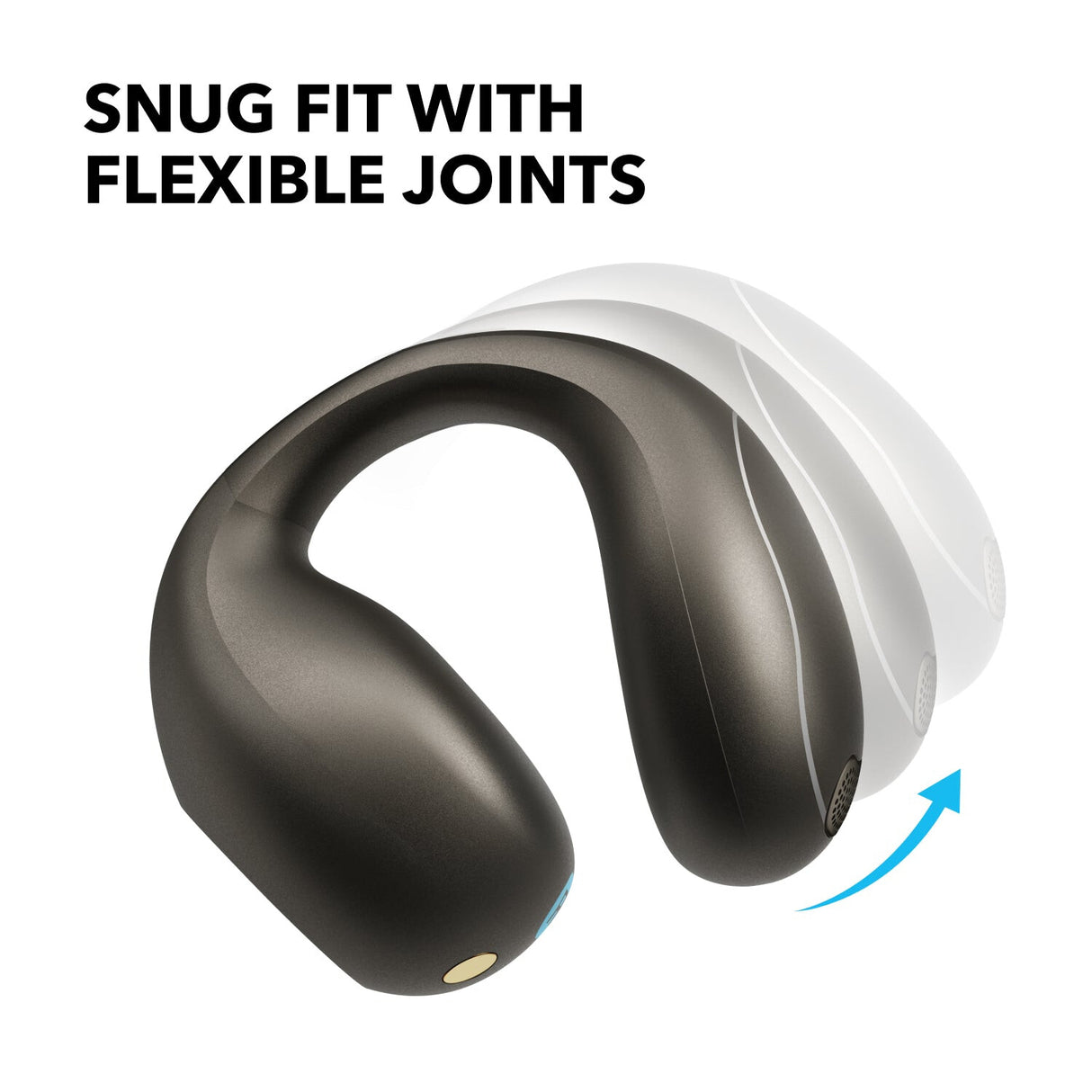 Anker C40i Headphones Wireless Open-ear Calls/Music/Sport/Everyday Bluetooth Black