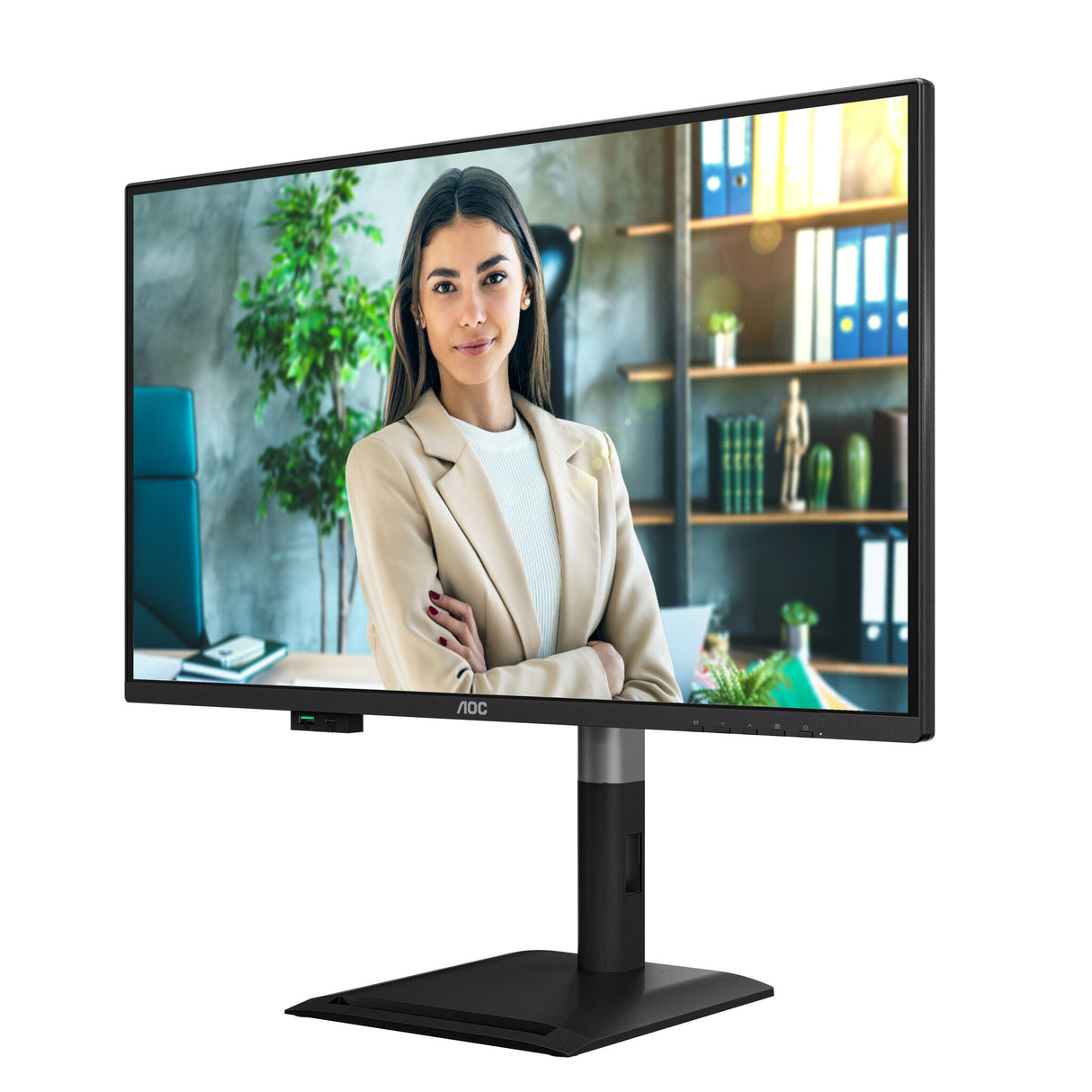 AOC Q27P4C computer monitor 68.6 cm (27") 2560 x 1440 pixels Quad HD Black