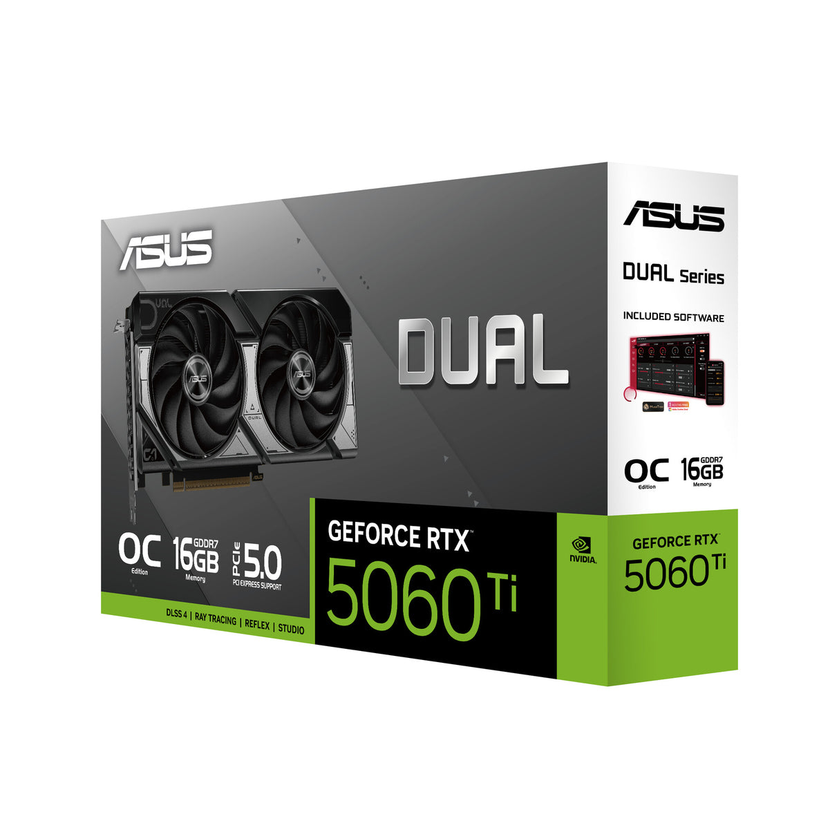 ASUS Dual -RTX5060TI-O16G NVIDIA GeForce RTX 5060 Ti 16 GB GDDR7
