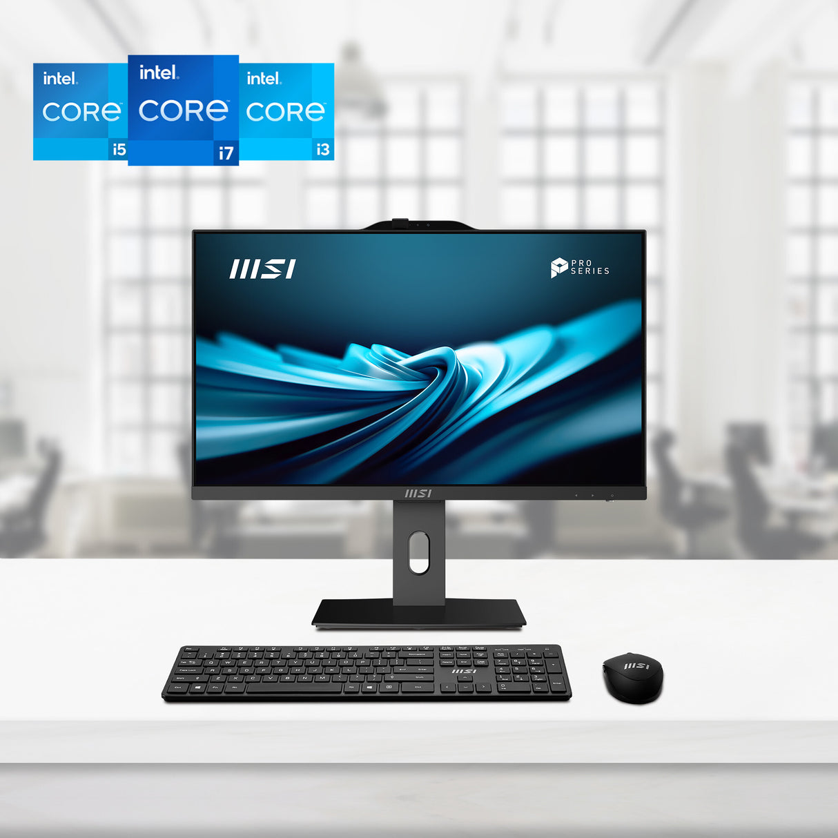MSI Pro AP242P 14M Intel Core i7 14700 All in One PC, (16GB RAM, 512GB SSD, Windows 11PRO), 23.8 Inch IPS Screen/UHD Graphics/Type-C/USB/LAN/HDMI/DP/WiFi 6E/BT 5.3/VESA
