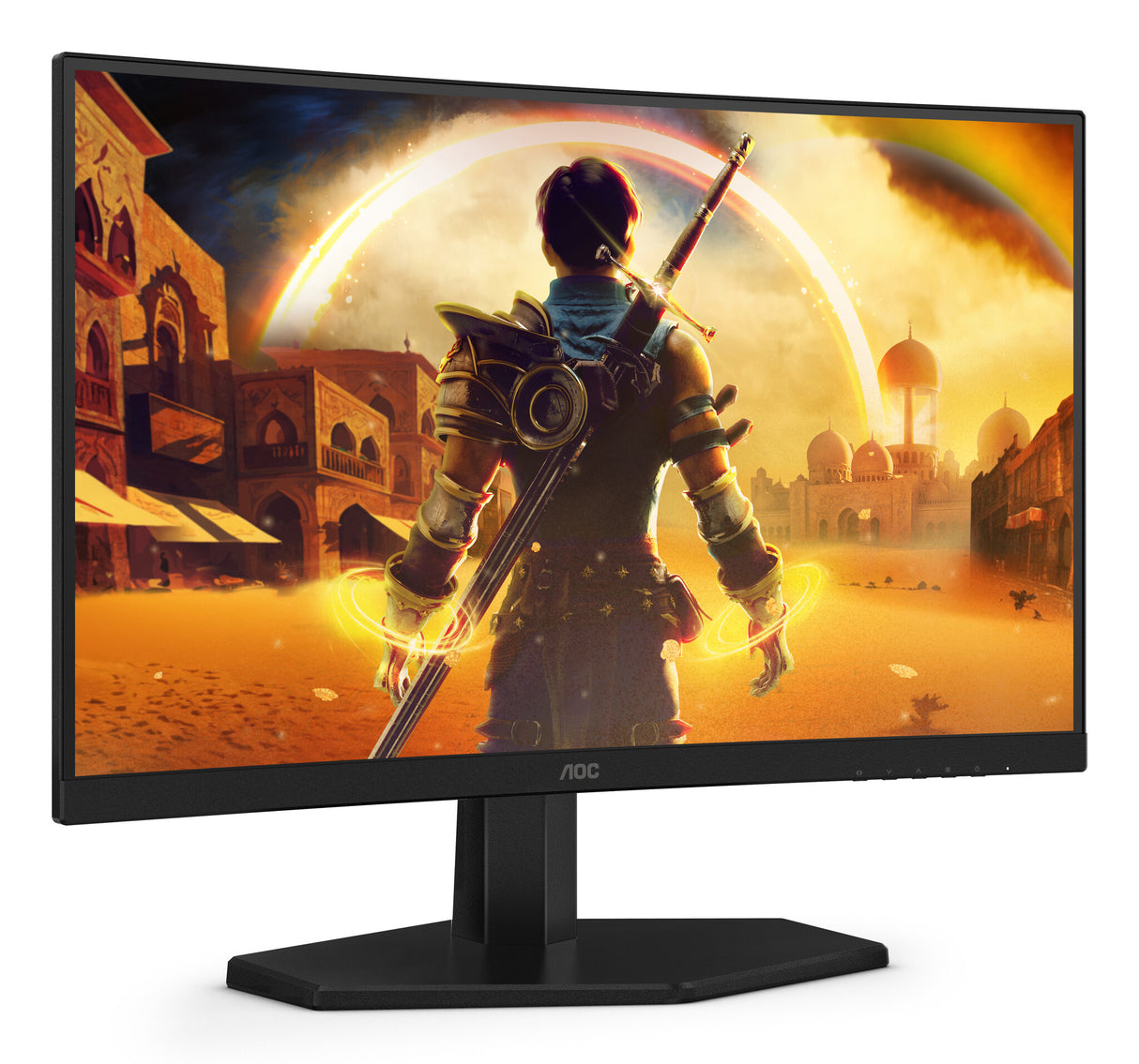 AOC G4 23.6" VA FHD 180Hz computer monitor 59.9 cm (23.6") 1920 x 1080 pixels Full HD LCD Black, Red