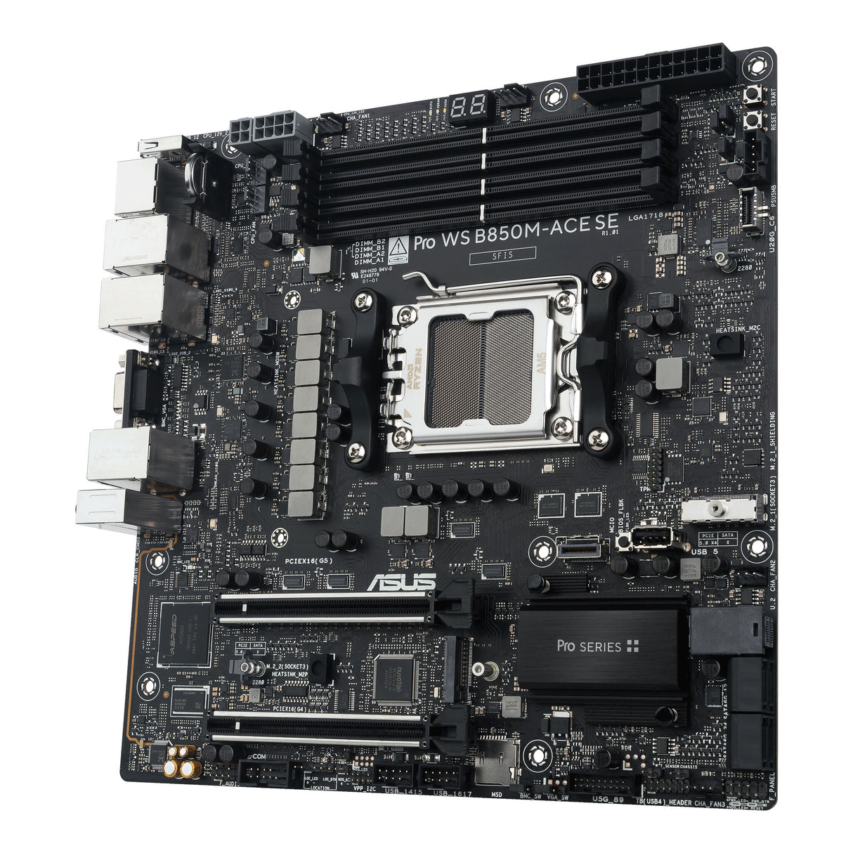 ASUS PRO WS B850M-ACE SE AMD B850 Socket AM5 micro ATX