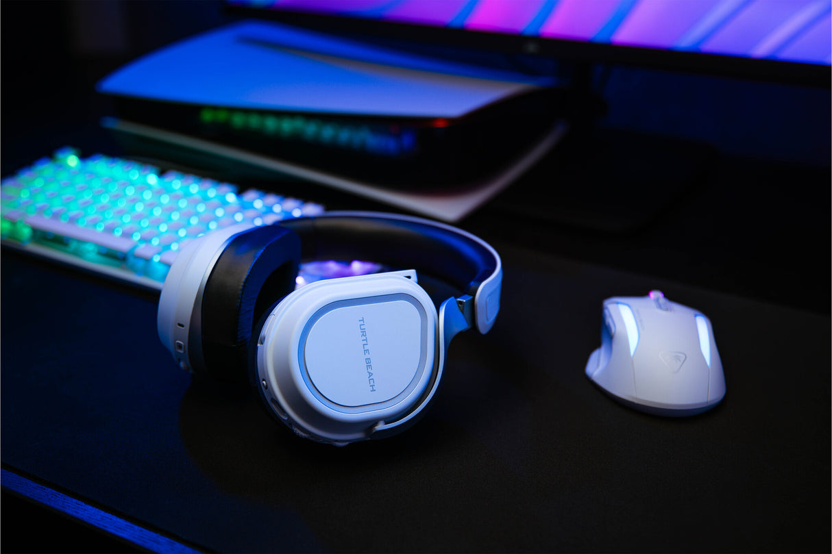 Turtle Beach Stealth 700 White PlayStation Wireless Gaming Headset with up to 80 hour Battery, Bluetooth, Dual Transmitters and 60mm Speakers for PS5, PS4, PC and Mobile