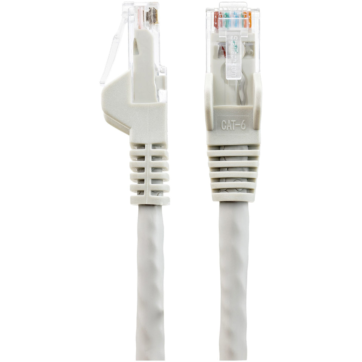 StarTech.com 10m CAT6 Ethernet Cable - LSZH (Low Smoke Zero Halogen) - 10 Gigabit 250Mhz 100W PoE RJ45 10GbE UTP Network Patch Cord Snagless with Strain Relief - Grey, CAT 6, ETL Verified, 24AWG