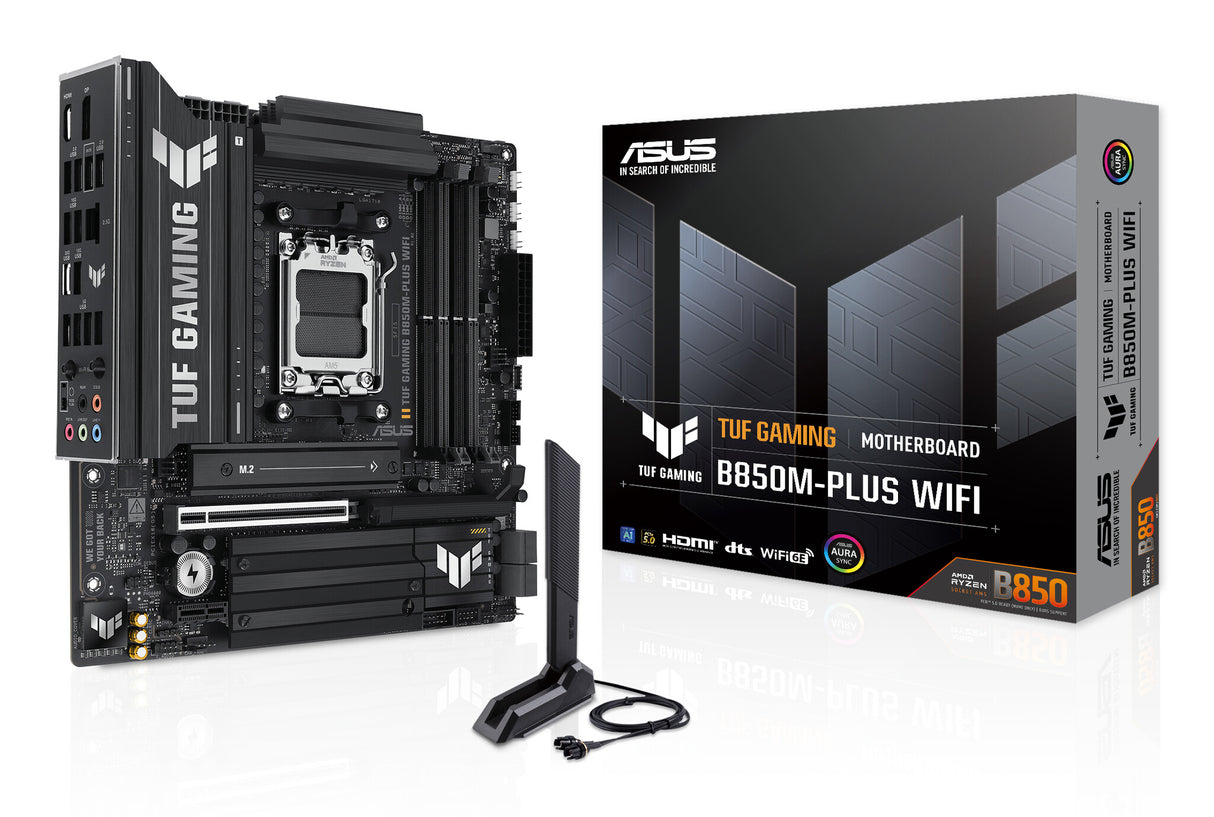 ASUS TUF GAMING B850M-PLUS WIFI AMD B850 Socket AM5 micro ATX