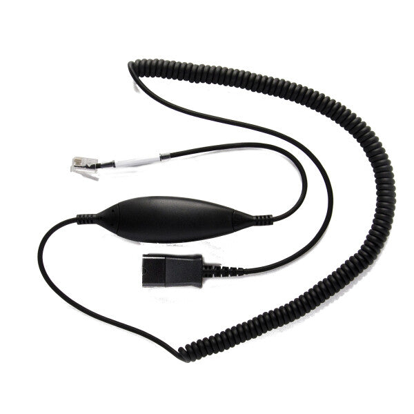 V7 BL-10+P telephone cable 2 m Black
