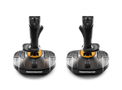 Thrustmaster T.16000M FCS SPACE SIM DUO Black, Orange USB Joystick Analogue / Digital PC