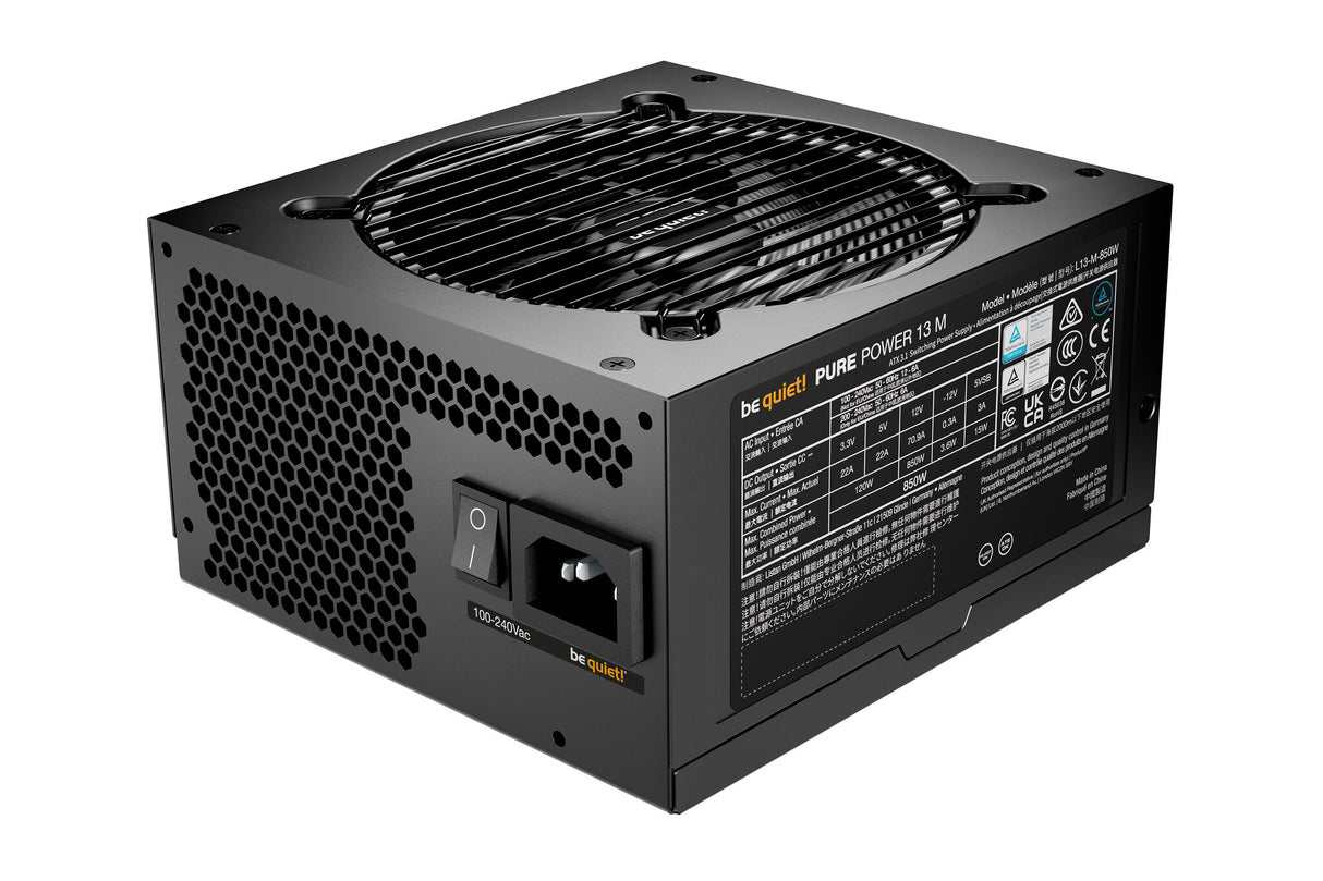 be quiet! Pure Power 13 M | 850W power supply unit 20+4 pin ATX ATX Black