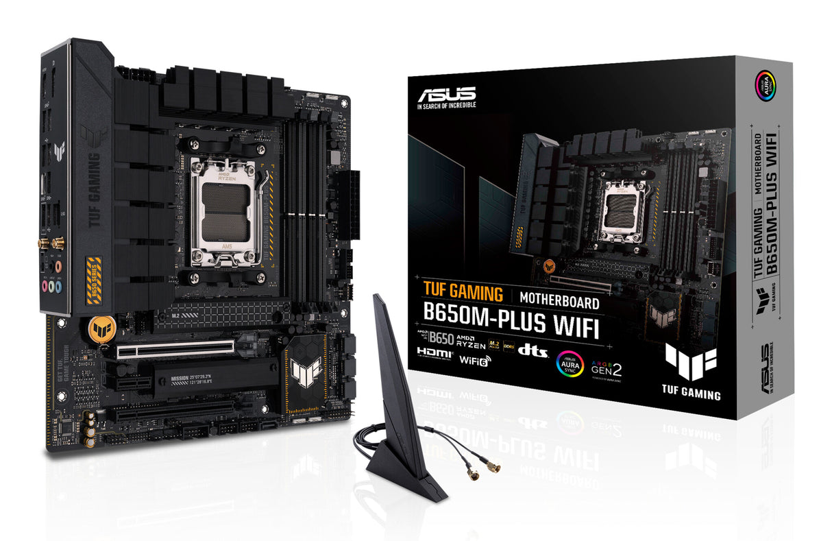 ASUS TUF GAMING B650M-PLUS WIFI AMD B650 Socket AM5 micro ATX