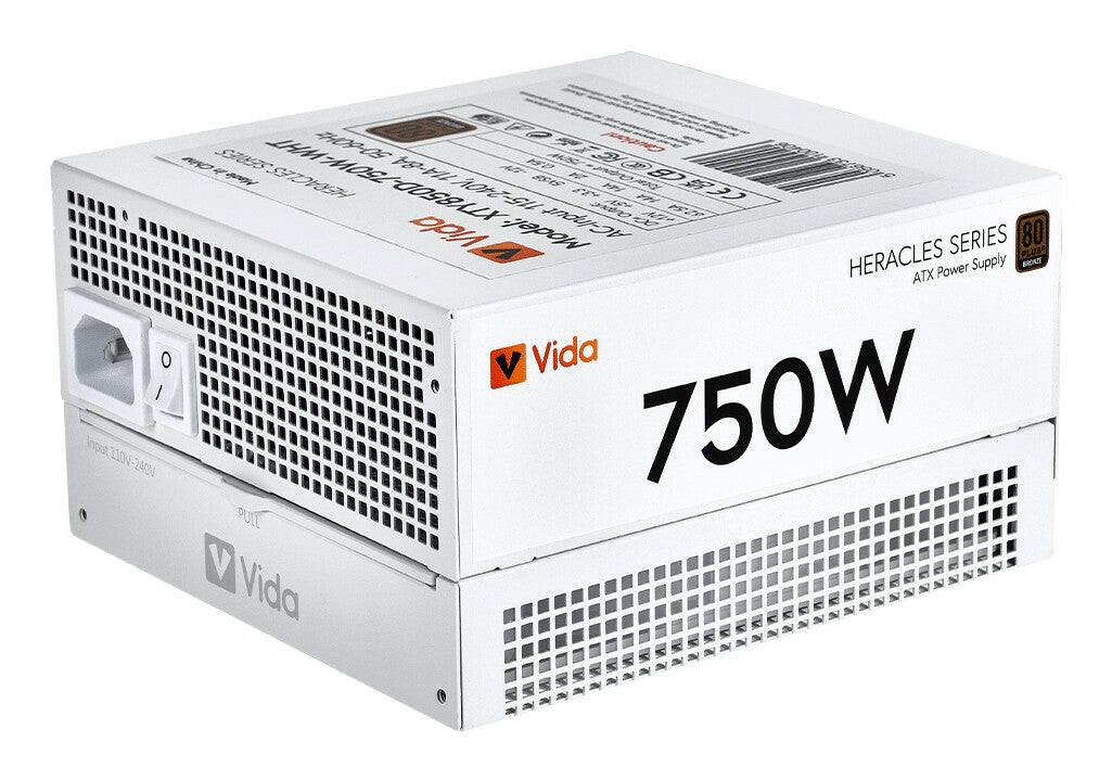 VIDA Heracles power supply unit 750 W 20+4 pin ATX ATX White