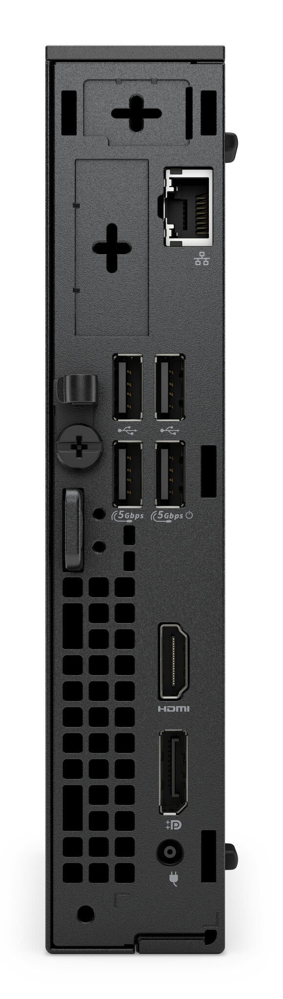 DELL Pro QCM1250 Intel® Core™ i3 i3-14100T 8 GB DDR5-SDRAM 512 GB SSD Windows 11 Pro Micro PC Mini PC Black