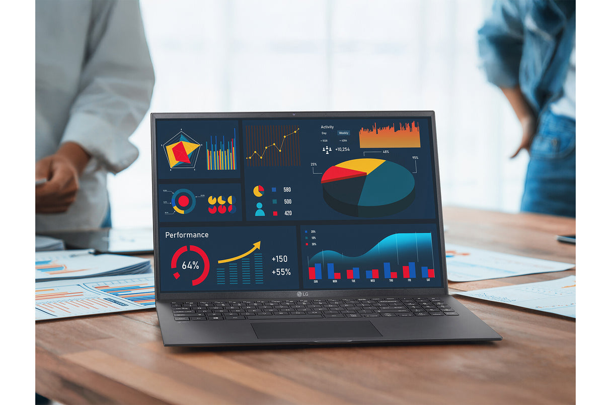 LG Gram 16Z90RU-G.AP52A1 laptop Intel® Core™ i5 i5-1334U 40.6 cm (16") WQXGA 16 GB LPDDR5-SDRAM 256 GB SSD Wi-Fi 6 (802.11ax) Windows 11 Pro Black