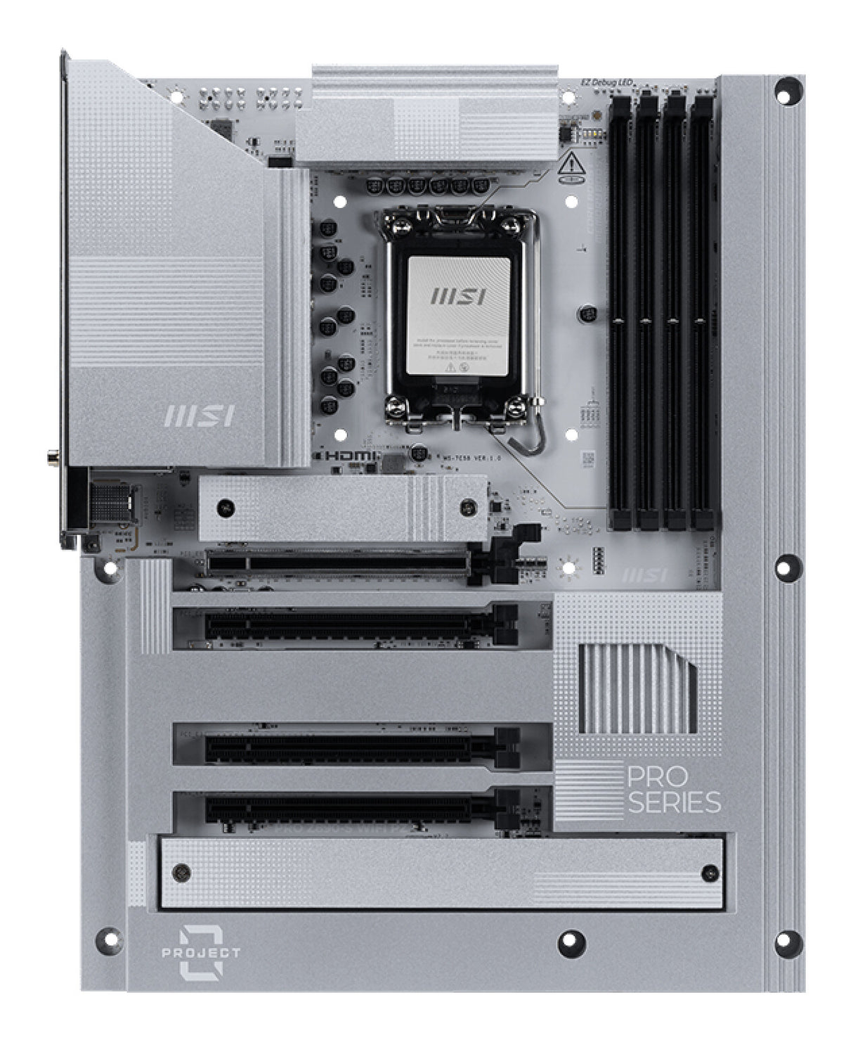 MSI PRO Z890-S WIFI PZ motherboard Intel Z890 LGA 1851 (Socket V1) ATX