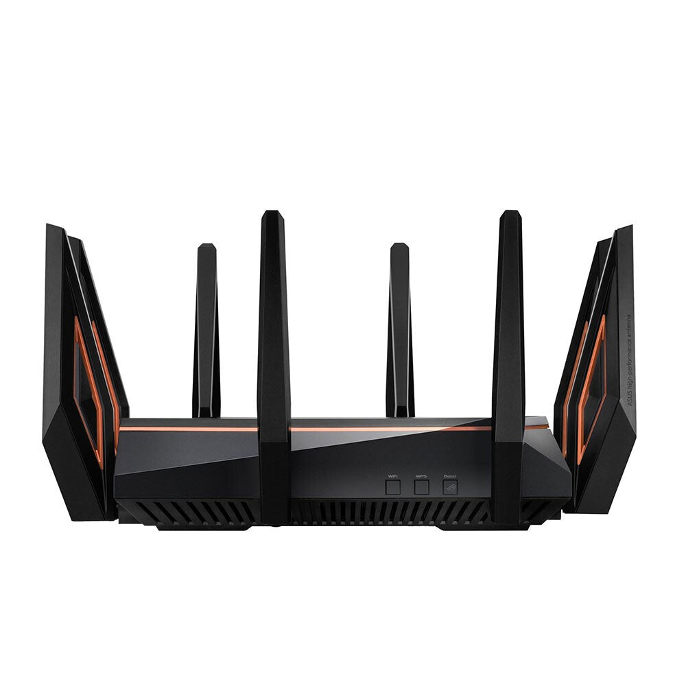 Asus (GT-AX11000) ROG Rapture AX11000 Routeur Wi-Fi 6 de jeu tri-bande sans fil, 802.11ax, processeur quad core, AiMesh, RVB