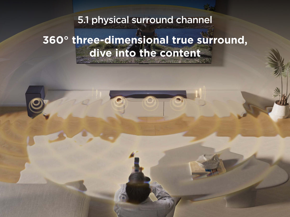 TCL Q Q65HK soundbar speaker Black, Titanium 5.1 channels 290 W