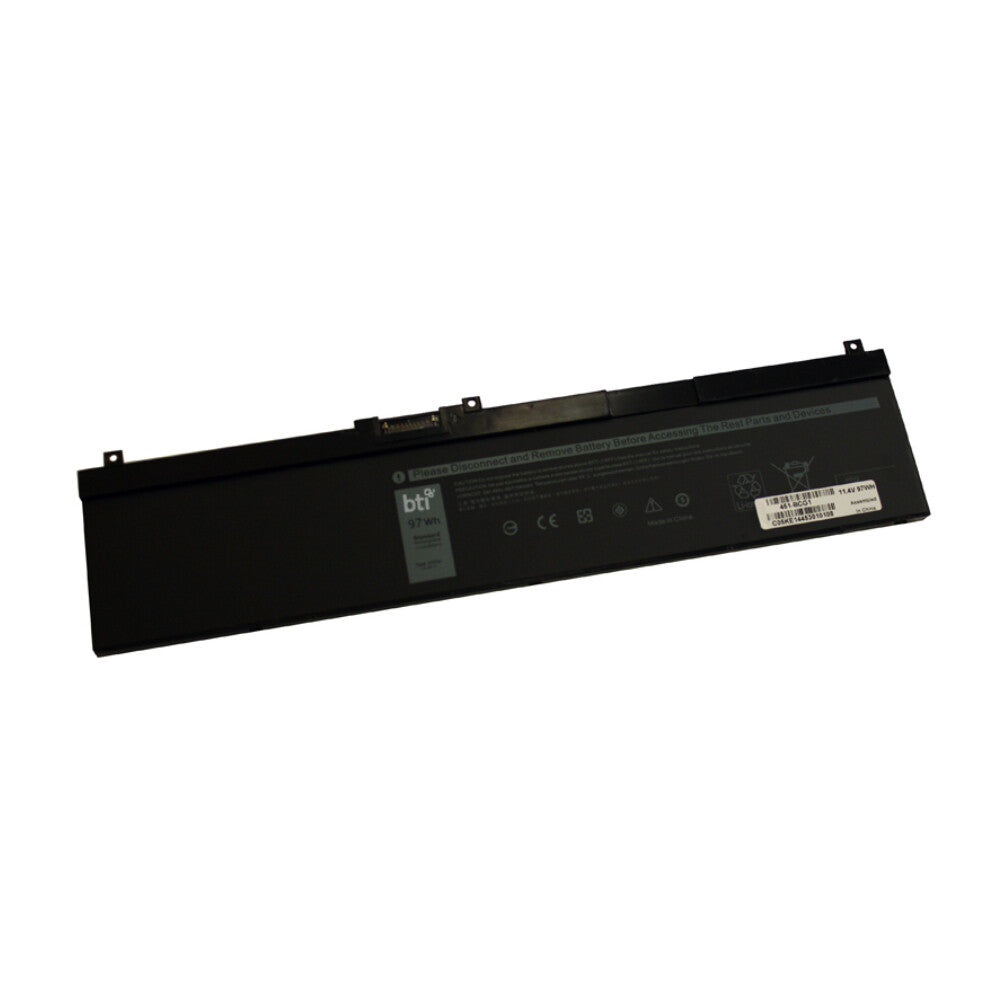 BTI Replacement 6 cell battery for DELL Precision 7530 7730 7540 7740 Mobile Workstation replacing OEM part numbers 451-BCGI 00WMRC CJ18V DP9KT GW0K9 NYFJH // 11.4V 97Wh