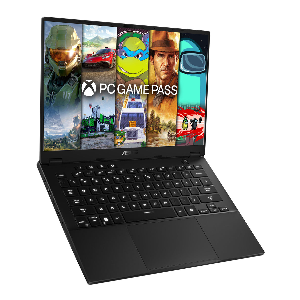 ASUS TUF Gaming A14 FA401UH-RG007W AMD Ryzen™ 7 260 Laptop 35.6 cm (14") WQXGA 16 GB LPDDR5x-SDRAM 1 TB SSD NVIDIA GeForce RTX 5050 Wi-Fi 6E (802.11ax) Windows 11 Home Black, Grey