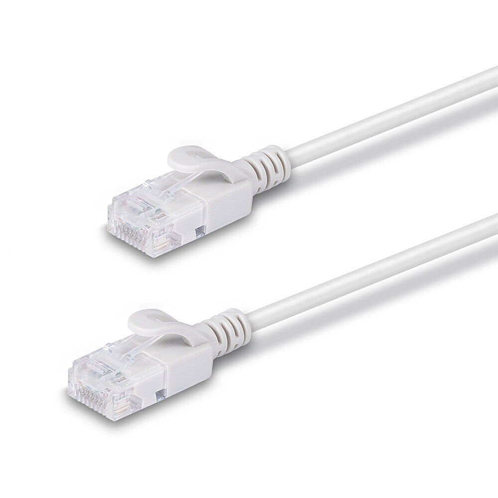 Lindy 1m Cat.6A U/UTP Ultra Slim Network Cable, Grey