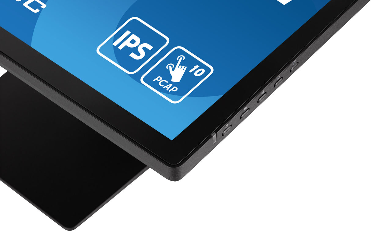 iiyama ProLite 23.8” PCAP 10pt touchscreen monitor featuring IPS panel technology, Edge-to-Edge glass design and anti fingerprint coating