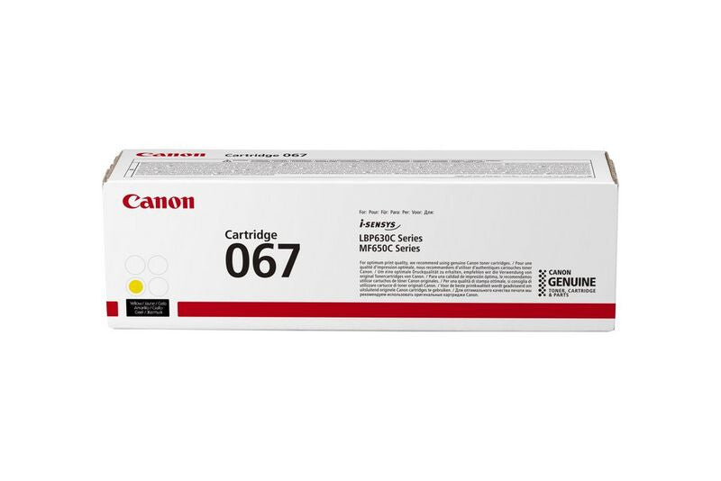 Canon 067 toner cartridge 1 pc(s) Original Yellow