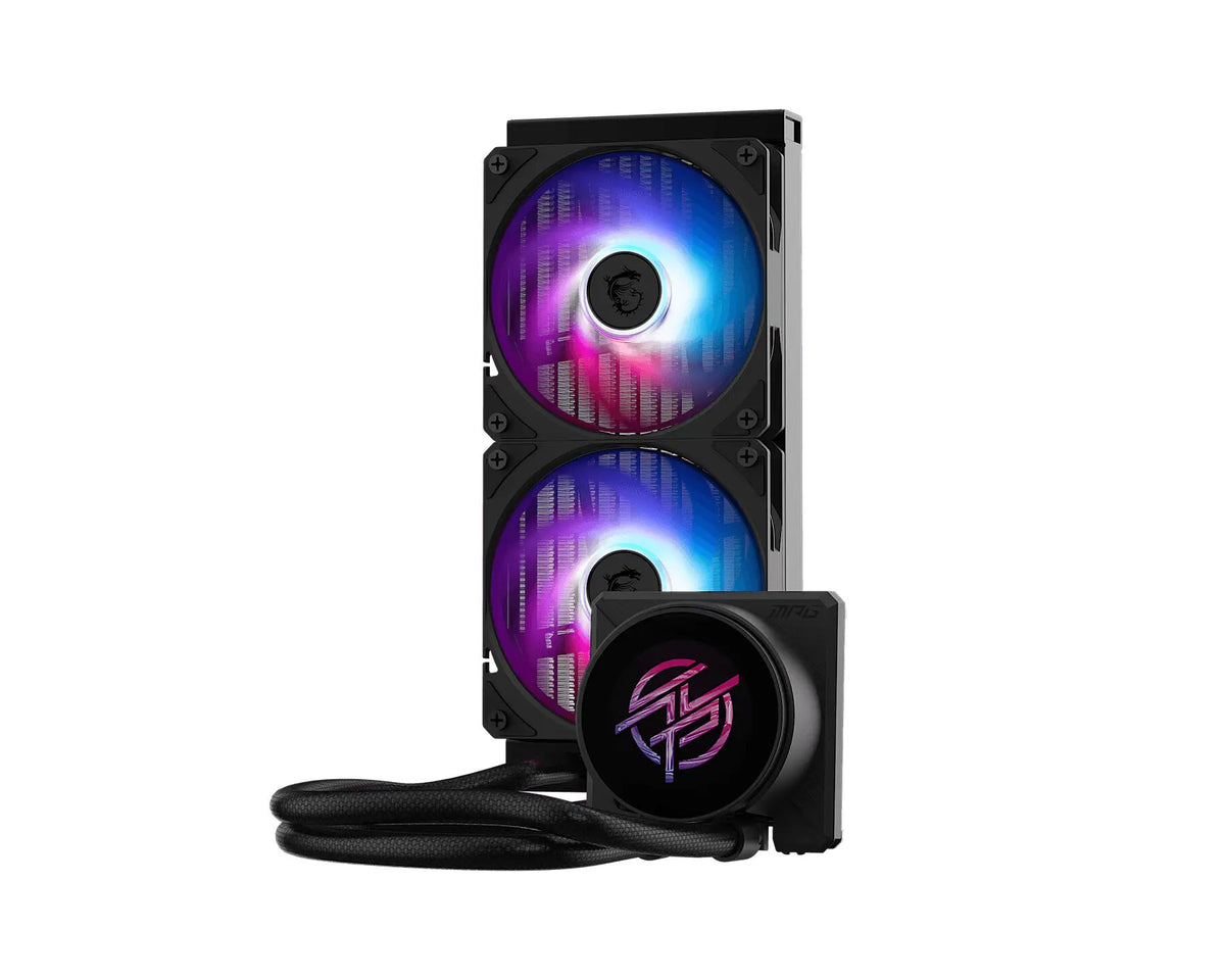 MSI MPG CORELIQUID P22 240 computer cooling system Processor All-in-one liquid cooler 12 cm Black