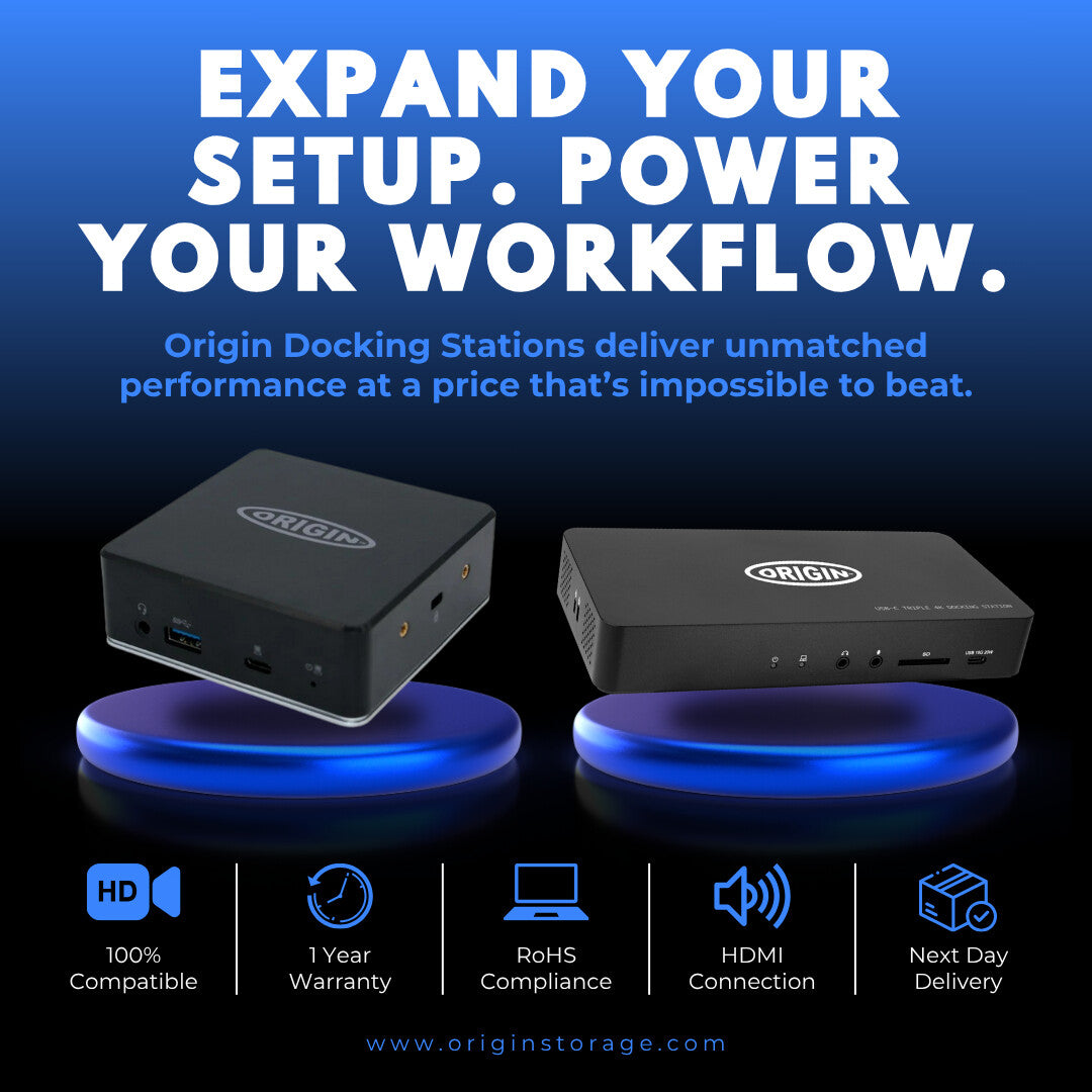 Origin Storage Docking Station USB-C/A Triple 4K