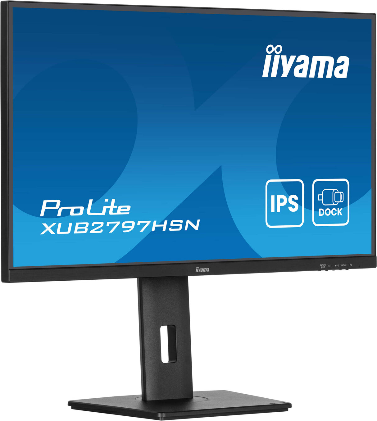 iiyama ProLite 27" IPS technology panel with USB-C dock and RJ45 (LAN)