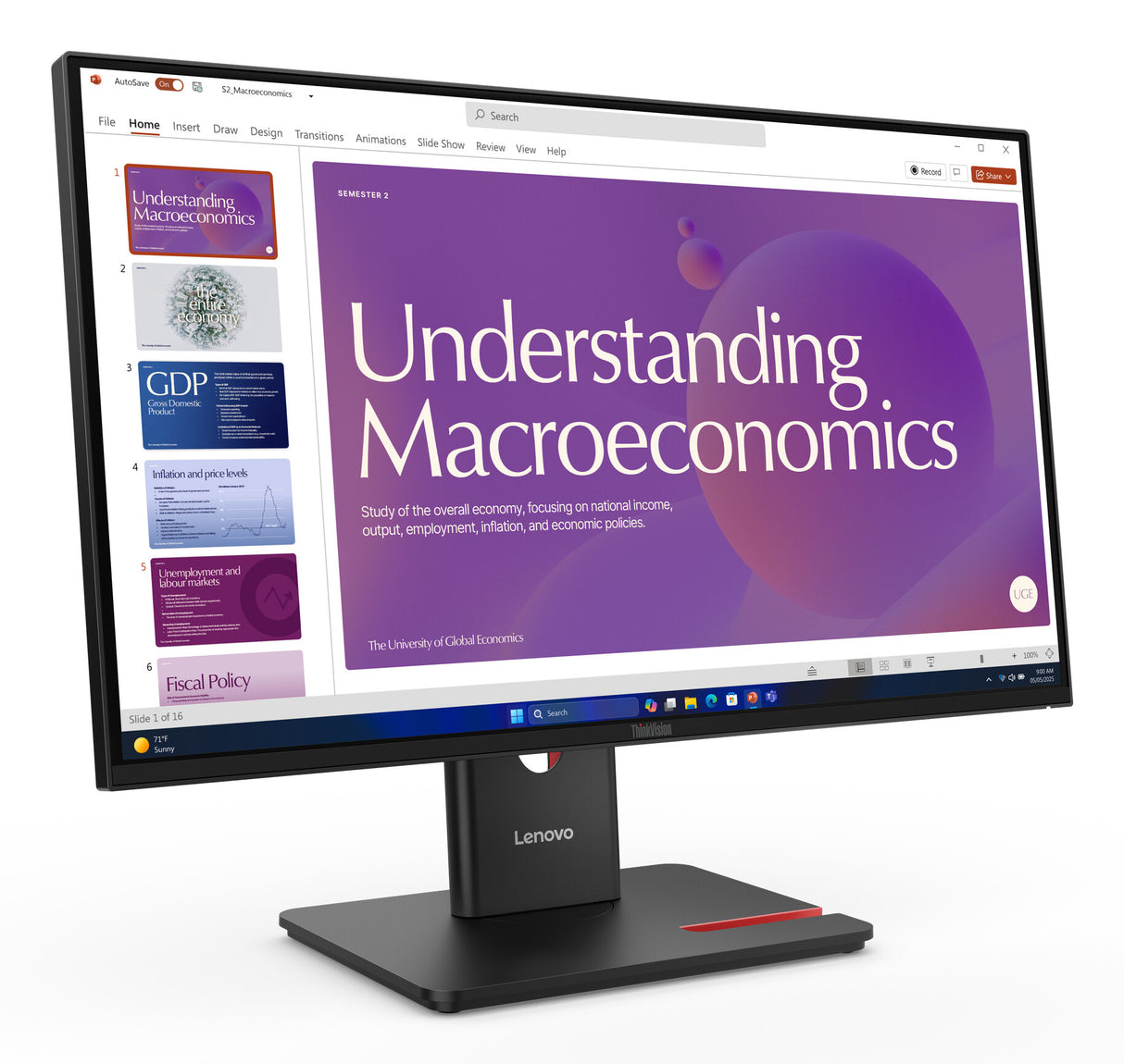 Lenovo ThinkVision T24D-40 Monitor