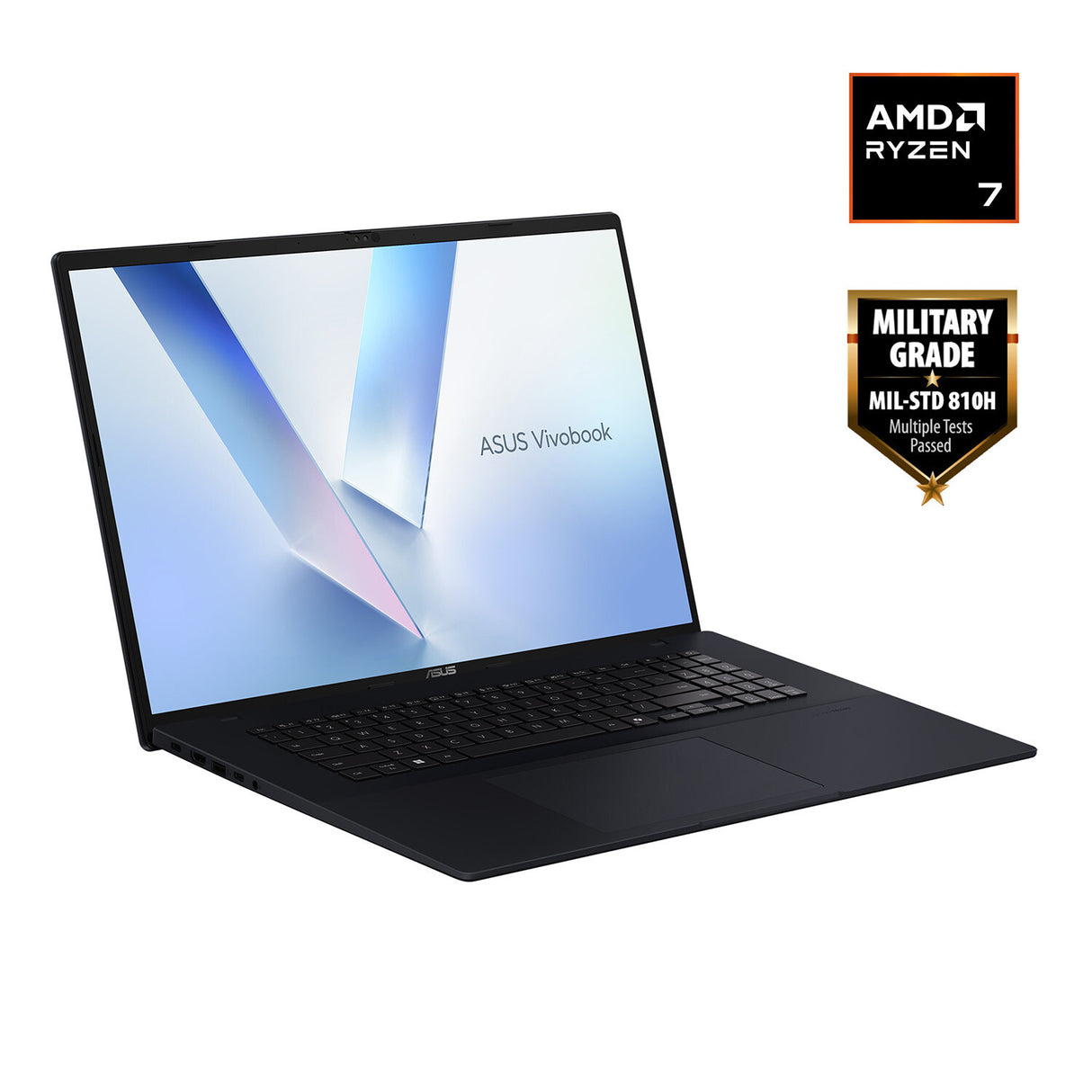 ASUS Vivobook 18 M1807GA-S8012W AMD Ryzen™ AI 5 430 Laptop 45.7 cm (18") WUXGA 16 GB DDR5-SDRAM 1 TB SSD Wi-Fi 6 (802.11ax) Windows 11 Home Blue