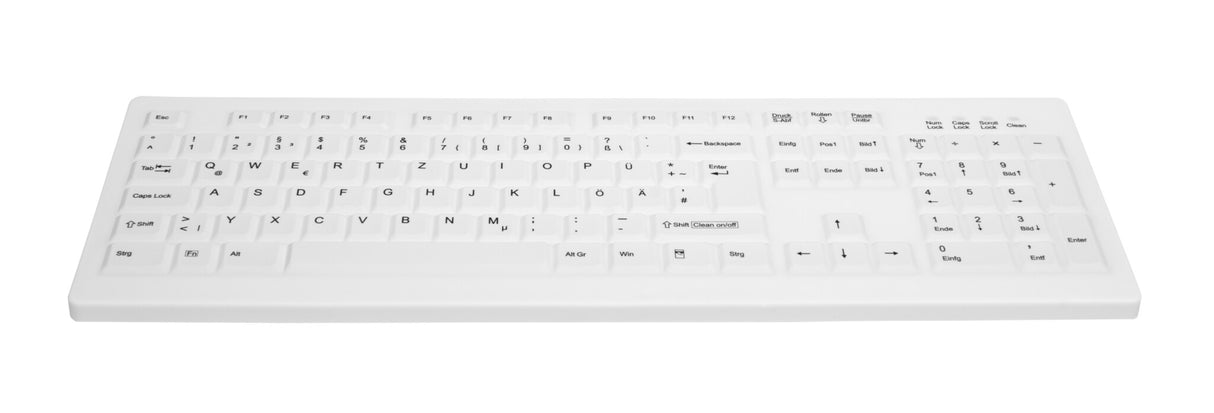 CHERRY AK-C8100F-FU1-W/UK keyboard RF Wireless QWERTY UK English White