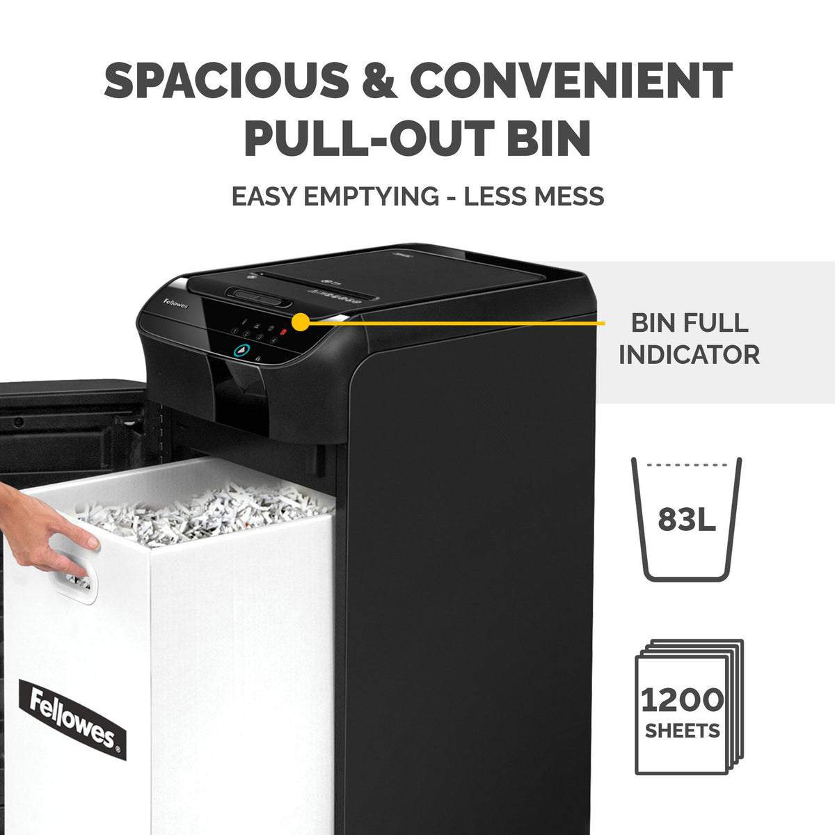 Fellowes AutoMax 550C - Shredder - cross-cut - 4 x 38 mm - P-4