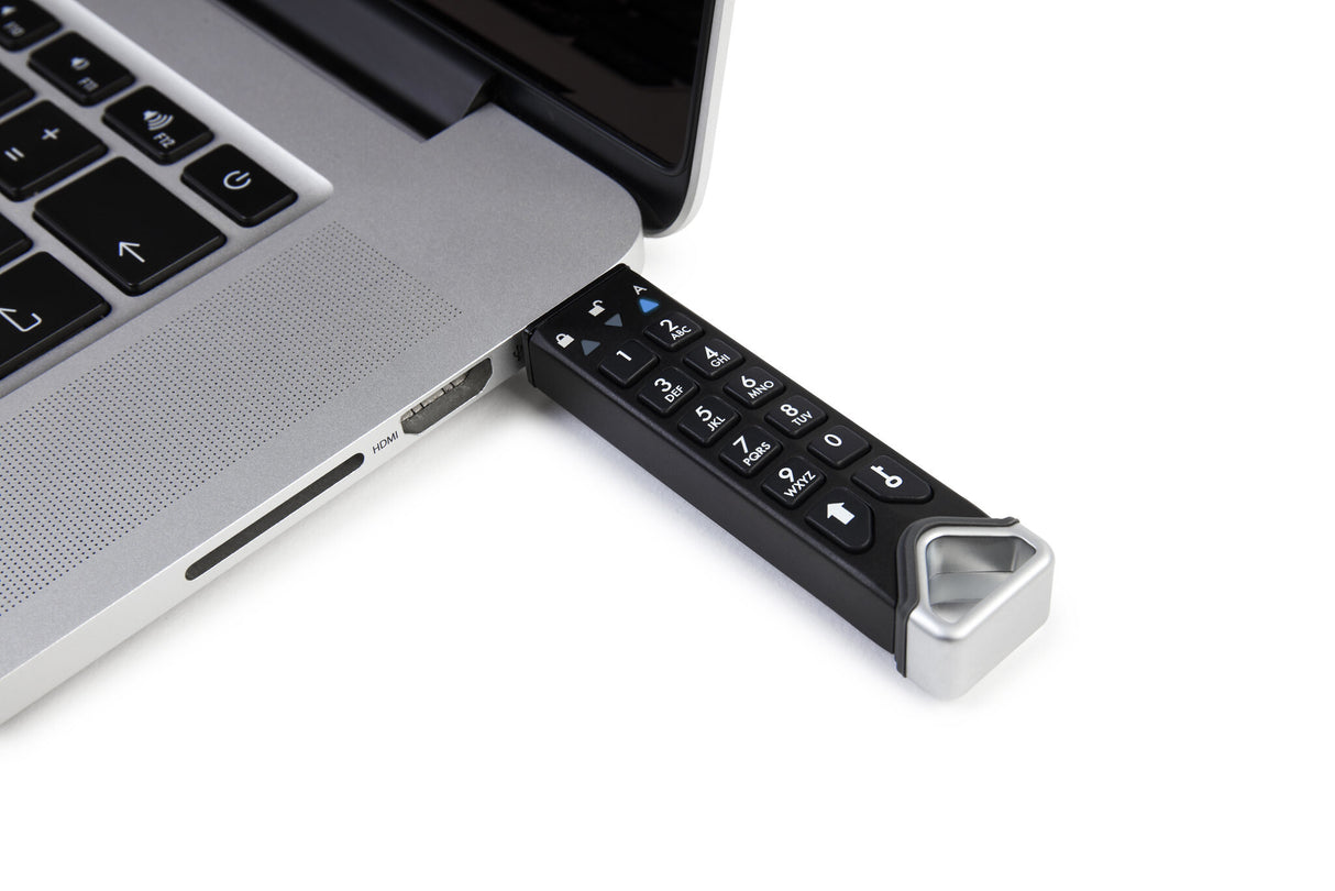 iStorage datAshur PRO2 32 GB | Secure Flash Drive | FIPS 140-2 Level 3 Certified | AES-XTS 256-bit hardware encryption | Password protected | Dust/Water-Resistant |