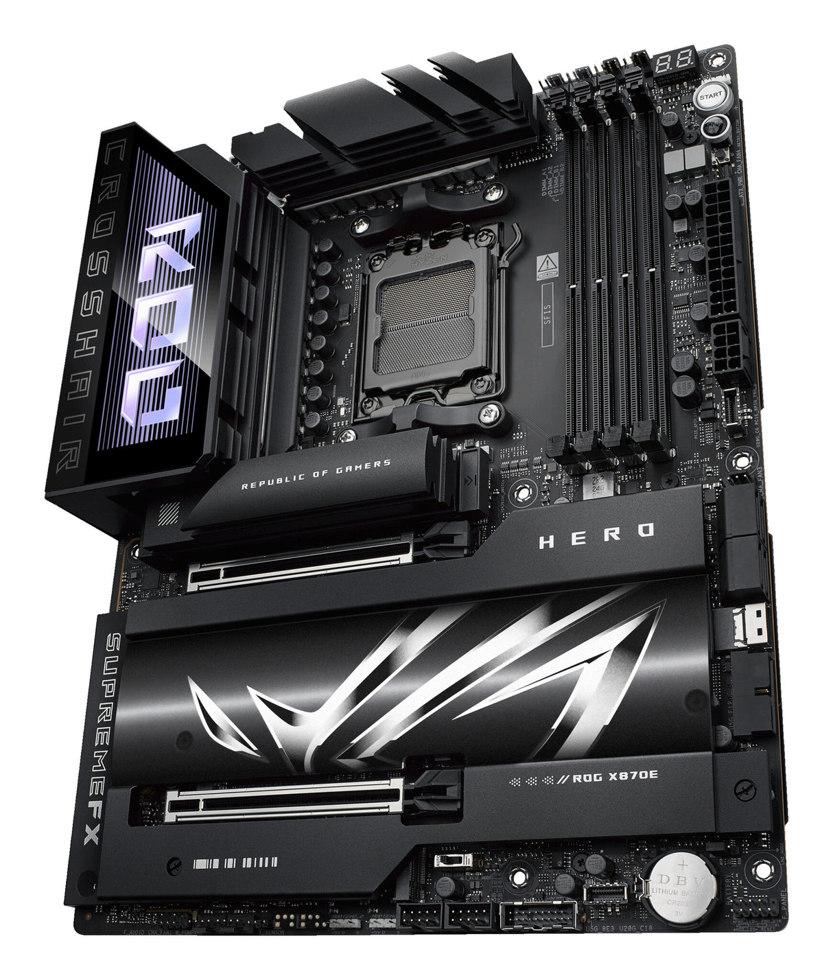ASUS ROG CROSSHAIR X870E HERO AMD X870E Socket AM5 ATX