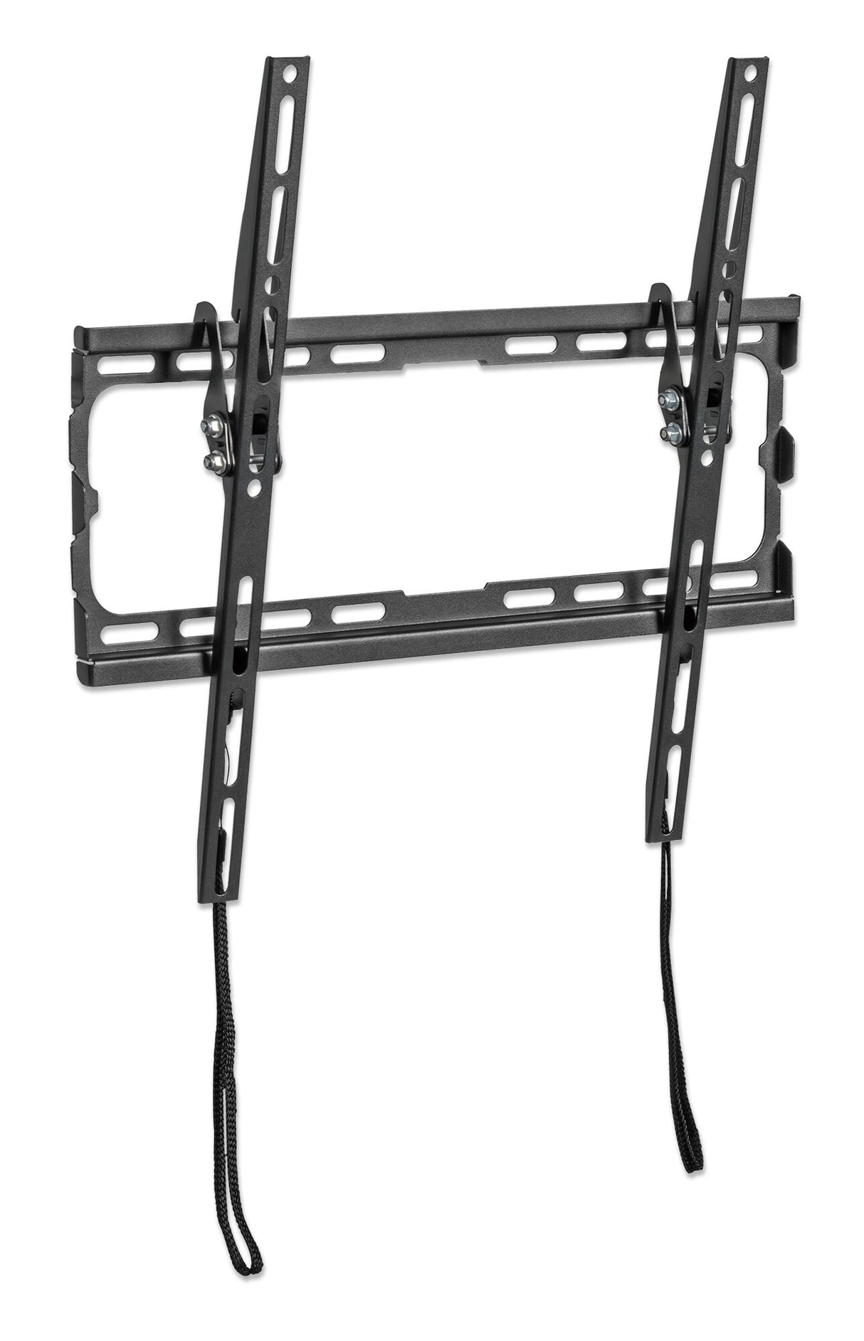 Manhattan Wall Mount for TV & Monitors (Tiltable), For screens 32" to 55", VESA compatibility: all between 200x200mm to 400x400mm - check the dimensions of the four mounting holes on back of screen to ensure it fits, Max 35kg, Black, Bracket