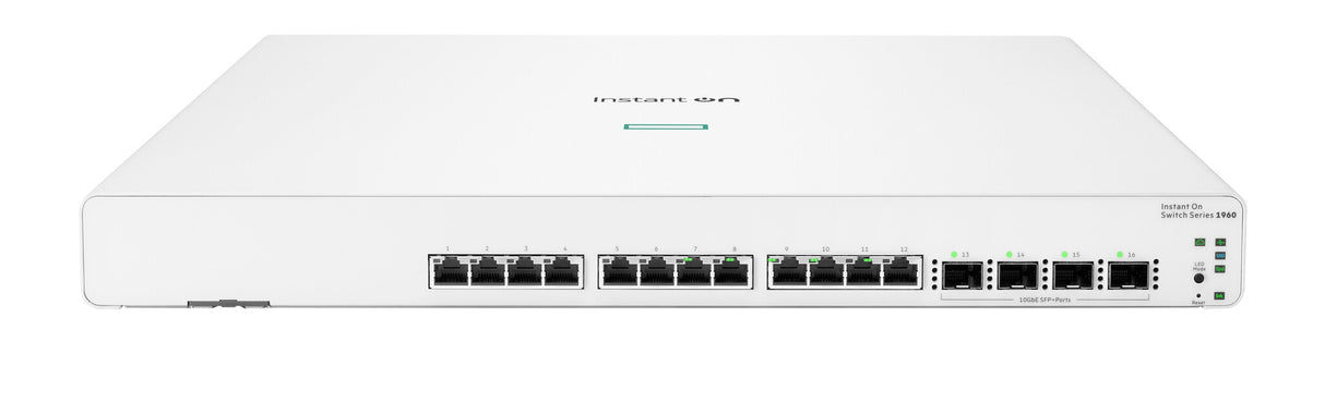 HPE Aruba Networking Networking Instant On Switch 12p 10GBT 4p SFP+ 1960