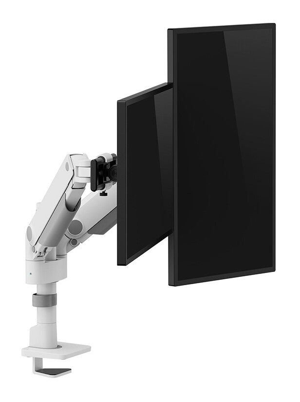 Neomounts DS65S-950WH2 Monitor arm 24-34" - gas spring - Topfix - multi-adjustable - 180°-stop