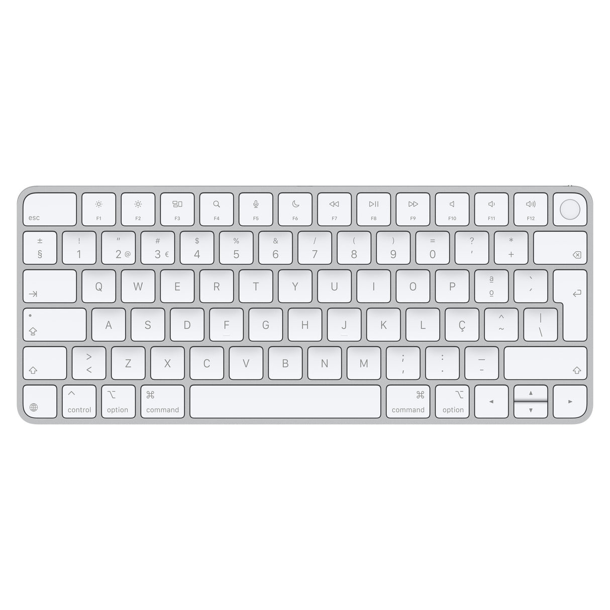 Apple Magic Keyboard with Touch ID for Mac models with silicon (USB–C) - Portuguese