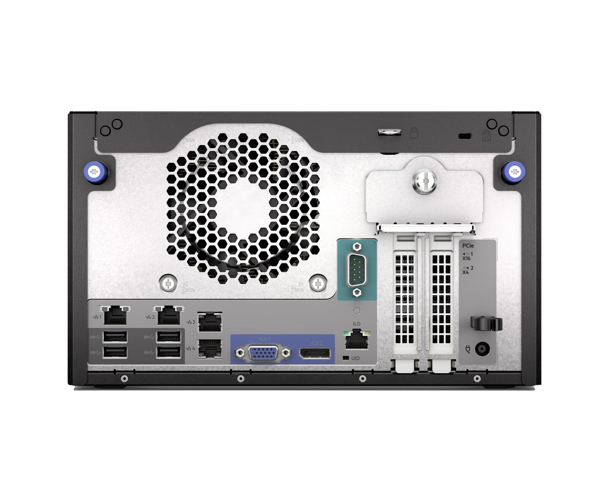 HPE ProLiant MicroServer Gen11 E-2434 4c 32GB-U 4LFF-NHP 2x4TB HDD 180W External PS EMEA Cmp Mod Svr