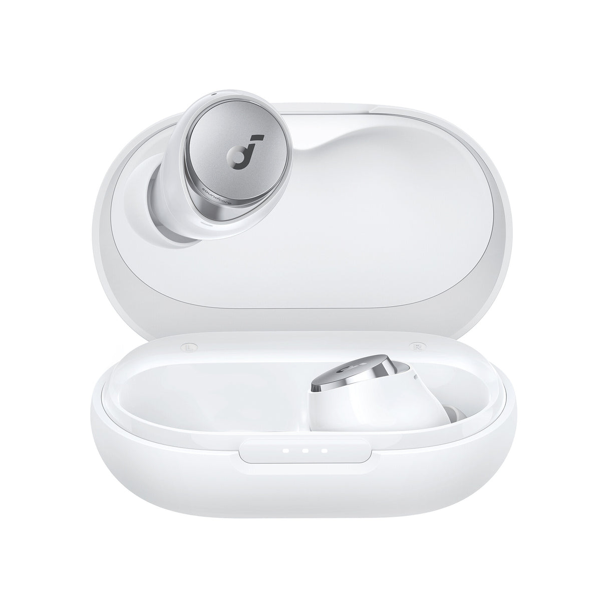 Anker Space A40 Adaptive Active Noise Canceling Wireless Earbuds, 50H Total Playtime, 10H Single Charge Playtime, LDAC Hi-Res Sound, Comfortable Fit, 6 Mics, Wireless Charge, Fast Charge