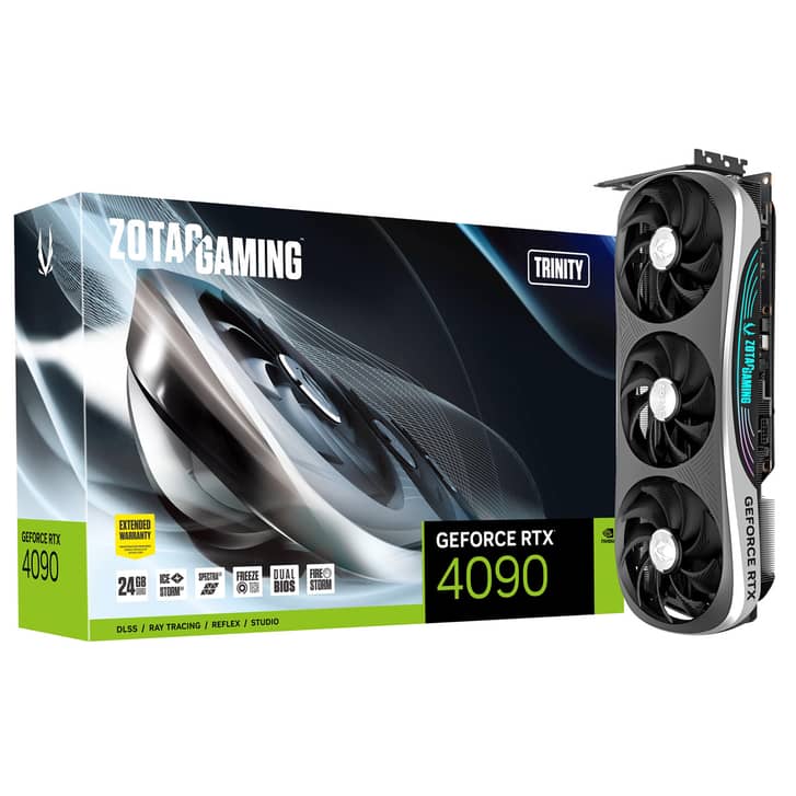 Zotac GeForce RTX 4090 Trinity 24GB GDDR6X PCI-Express Graphics Card