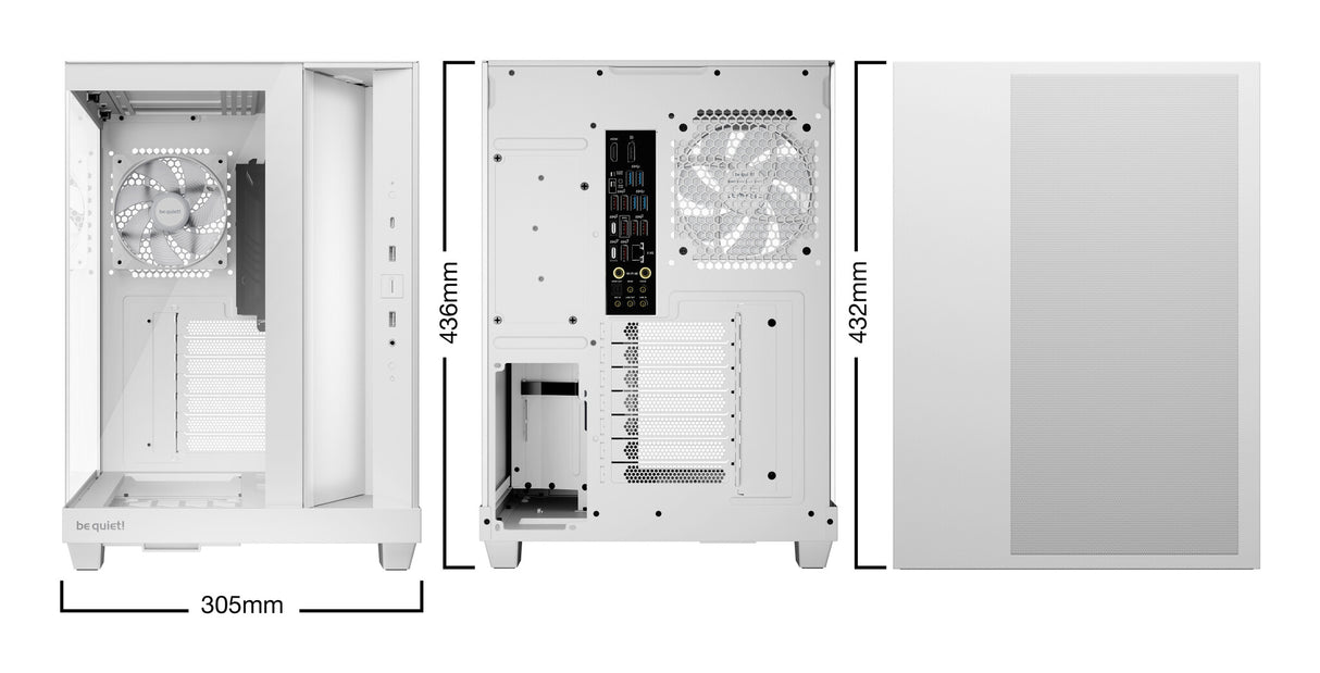 be quiet! Light Base 500 LX White Midi Tower
