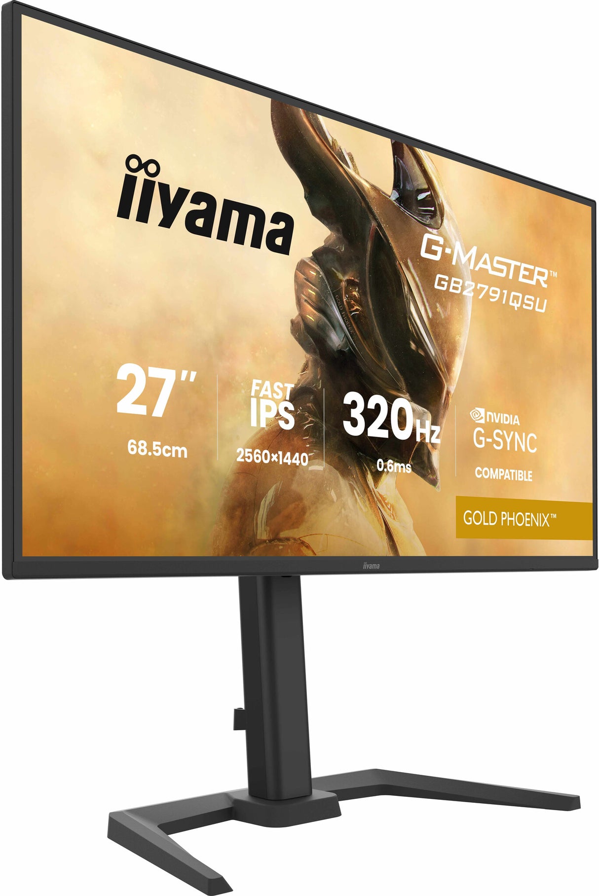 iiyama G-MASTER GB2791QSU-B1 computer monitor 68.6 cm (27") 2560 x 1440 pixels Wide Quad HD Black