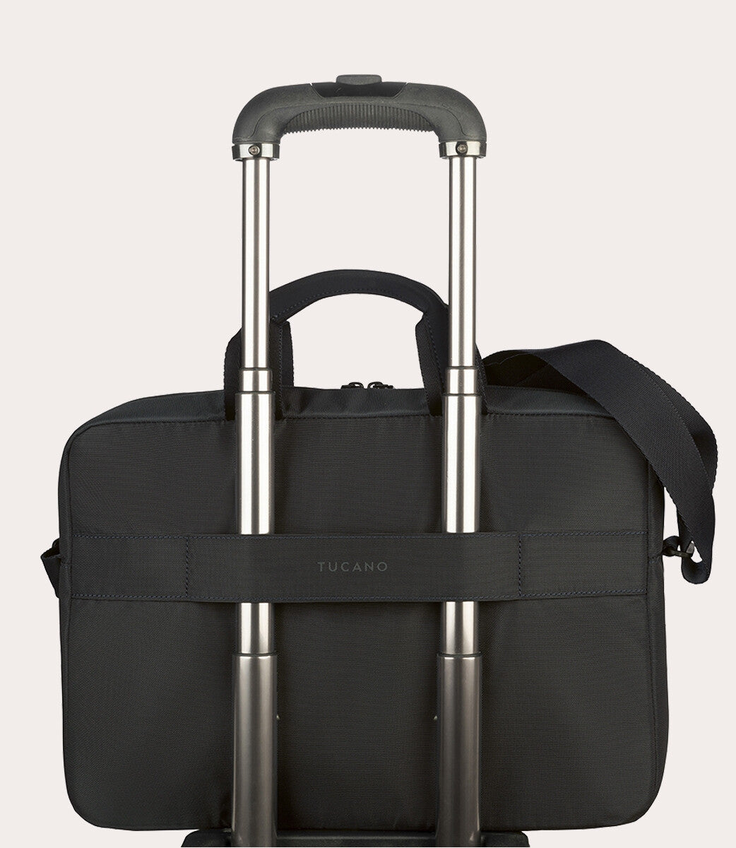 Tucano GLOBAL 2 Laptop 15.6", MacBook Pro 16" Messenger case 2 compartment Black