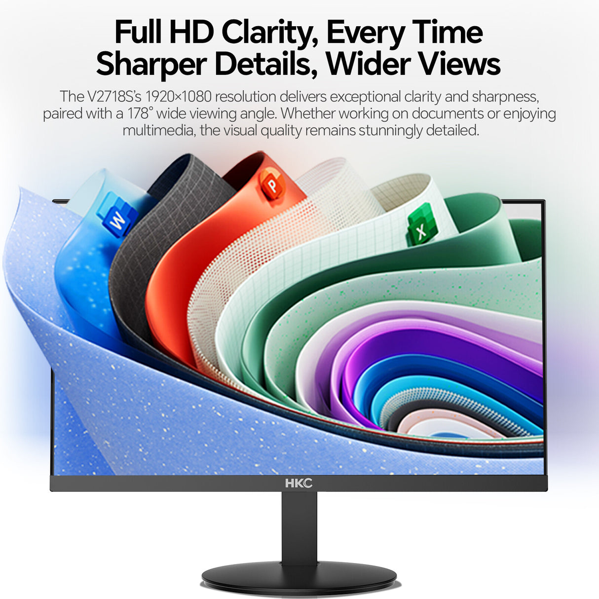 HKC V2718S 27 Monitor computer monitor 68.6 cm (27") 1920 x 1080 pixels Full HD